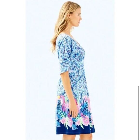 Lilly Pulitzer Parigi dress Let’s Mango GUC Size Small 🍍 - Picture 3 of 7